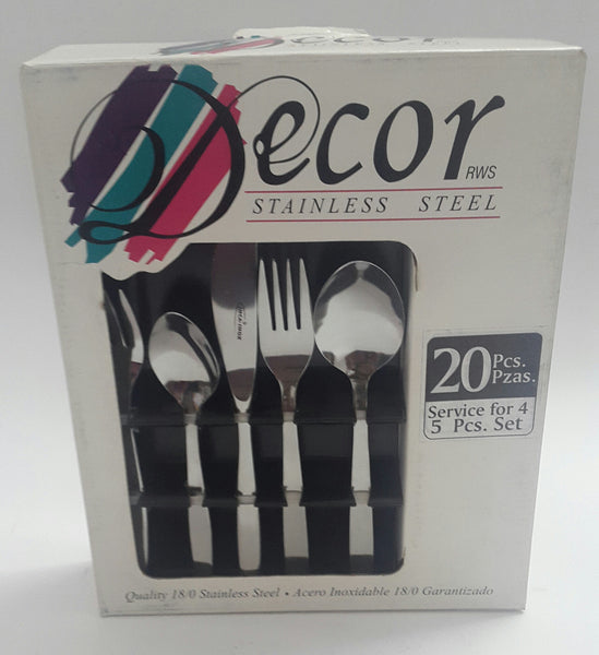 Juego de cubiertos Decor 20 piezas 4 puestos