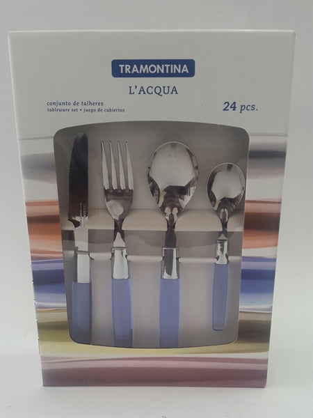 Juego de Cubiertos L'AQUA TRAMONTINA 24 piezas 6 puestos